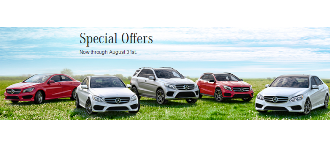 New Car Special Offers August 2016